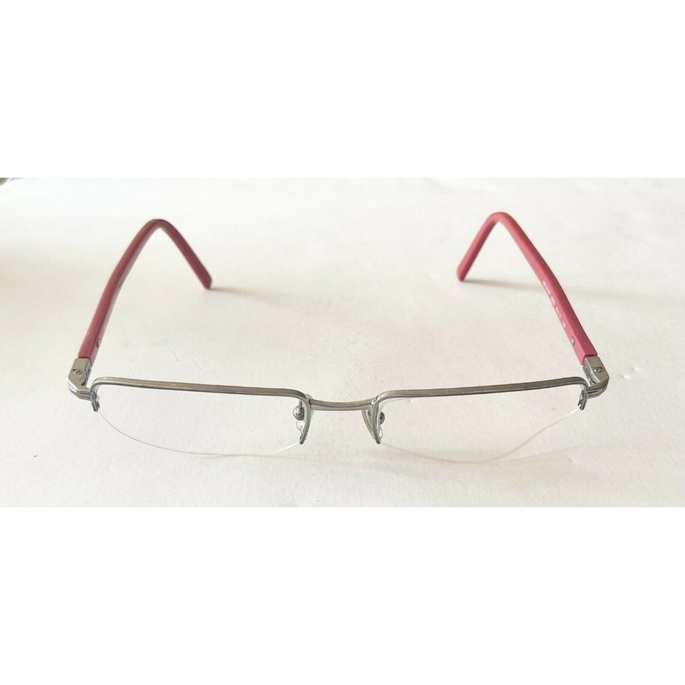 Ray Ban Rb6102 Silver And Red Rectangular Glasses - image 3